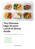 The Ultimate High-Protein Lunch & Dinner Guide