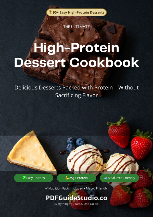 High-Protein Dessert Cookbook