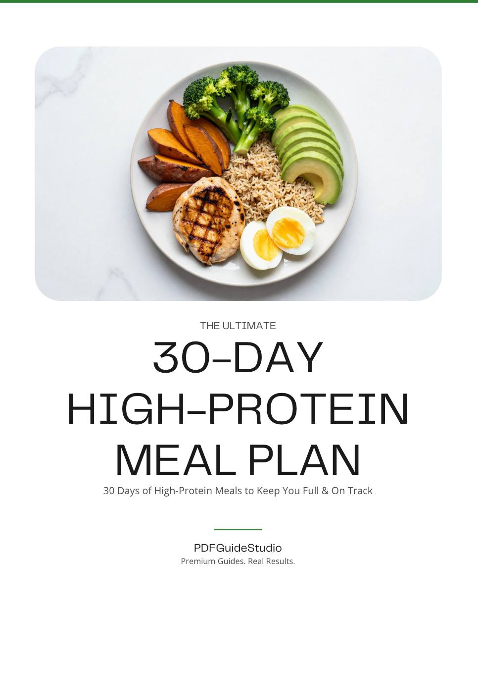30-Day High-Protein Meal Plan