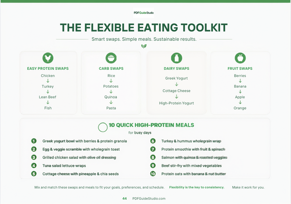 Checklist / Recipe / Meal Plan / Grocery List / Worksheet