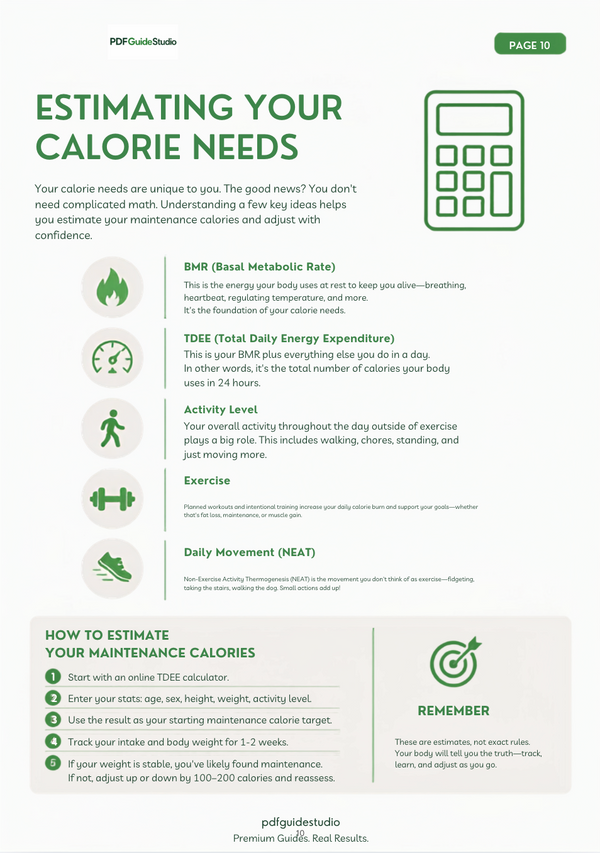 Checklist / Recipe / Meal Plan / Grocery List / Worksheet