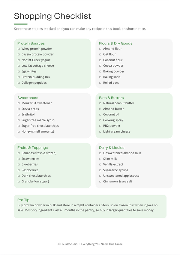 Bonus Resource / Cheat Sheet